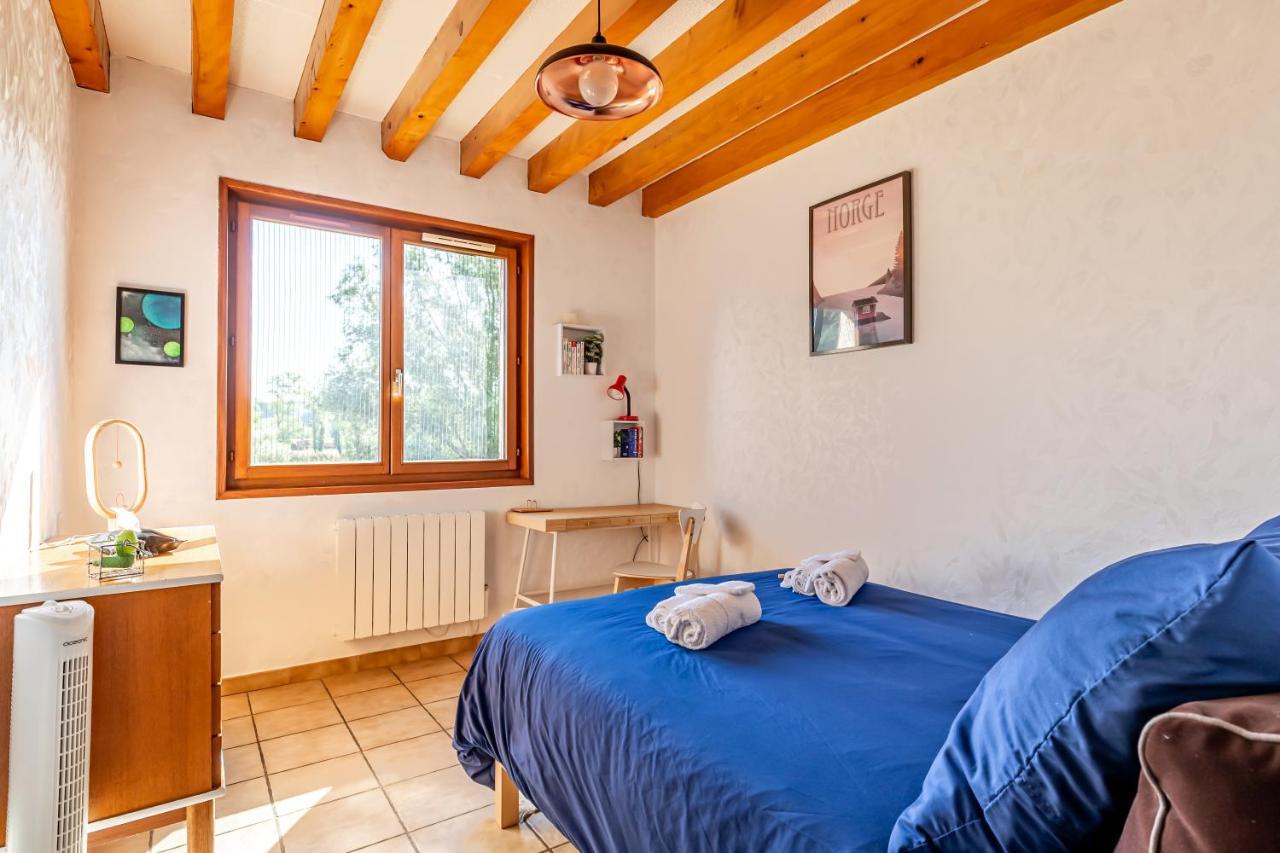Logement 75M2, Avec Vue, Au Calme, Lyon A 25Km Communay Exterior foto